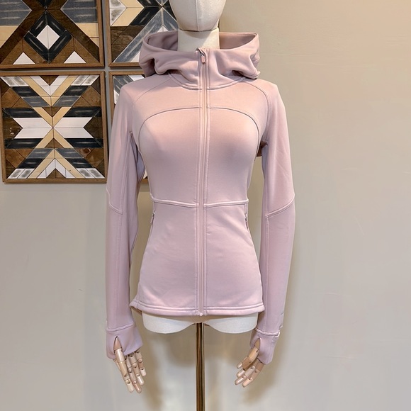 lululemon athletica Jackets & Blazers - Lululemon Fleece Flurry Jacket Light Pink Mink Berry 4
